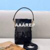 Replica Fendi 8BS010 Mon Tresor Leather And Mesh Mini Bag 8361 Orange 2