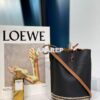 Replica Loewe Gate Bucket in Canvas 66088 Beige