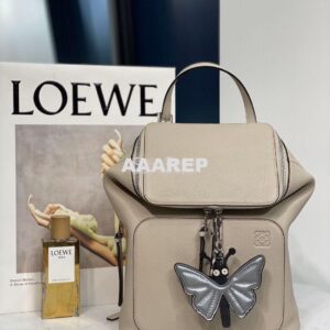 Replica Loewe Goya Small Backpack 66019 Light Oat 2