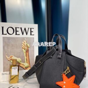 Replica Loewe Hammock Small Bag 66031 Black 2