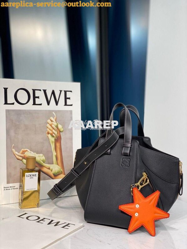 Replica Loewe Hammock Small Bag 66031 Black 4