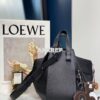 Replica Loewe Hammock Small Bag Smooth Calfskin 66031 Garnet/Ivory 2