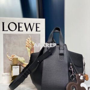 Replica Loewe Hammock Small Bag Smooth Calfskin 66031 Black