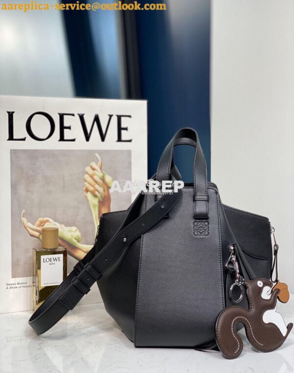 Replica Loewe Hammock Small Bag Smooth Calfskin 66031 Black