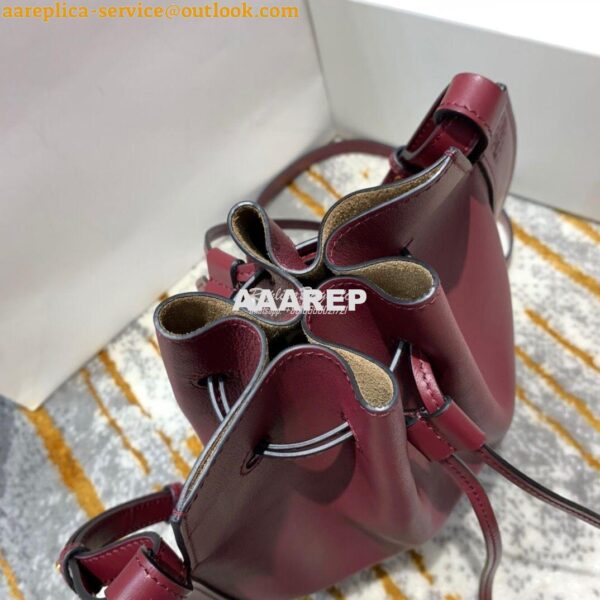 Replica Loewe Horseshoe Bag in Nappa Calf Leather Wine 446748 8