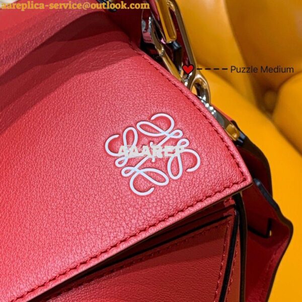 Replica Loewe Medium Puzzle Bag 63350 Red 11