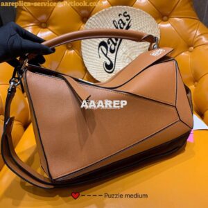 Replica Loewe Medium Puzzle Bag 63350 Tan 2