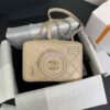 Replica Chanel Limited Edition Camera Bag Burgundy Lambskin Light Gold Hardware AS4817