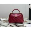 Replica Chanel 24SS Large Hobo Handbag Shiny Calfskin AS4668 Camel
