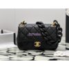 Replica Chanel 24P Black Caviar Shoulder Bag AS4788