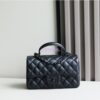 Replica Chanel 24P Small Flap Bag with Sequins Black & White AS4418 Limited Edition 2