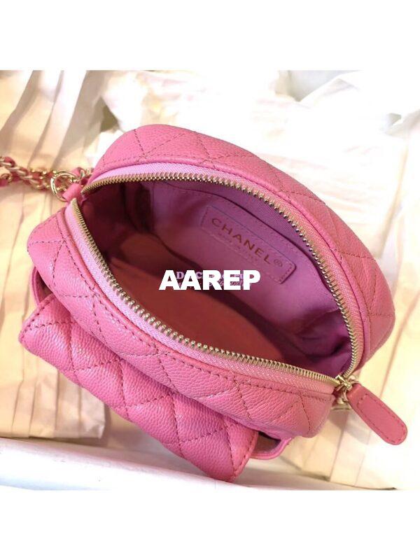 Replica Chanel CC Day Small Camera Case AS0005 Pink 9