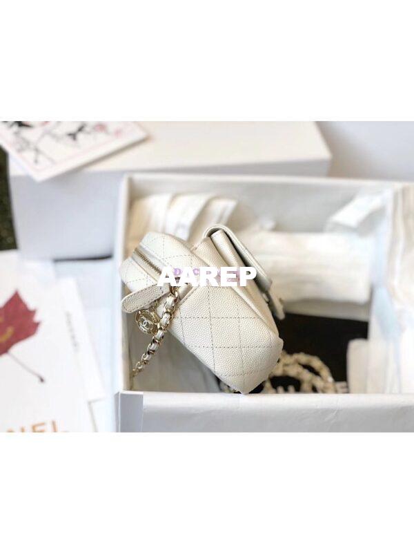 Replica Chanel CC Day Small Camera Case AS0005 White 9