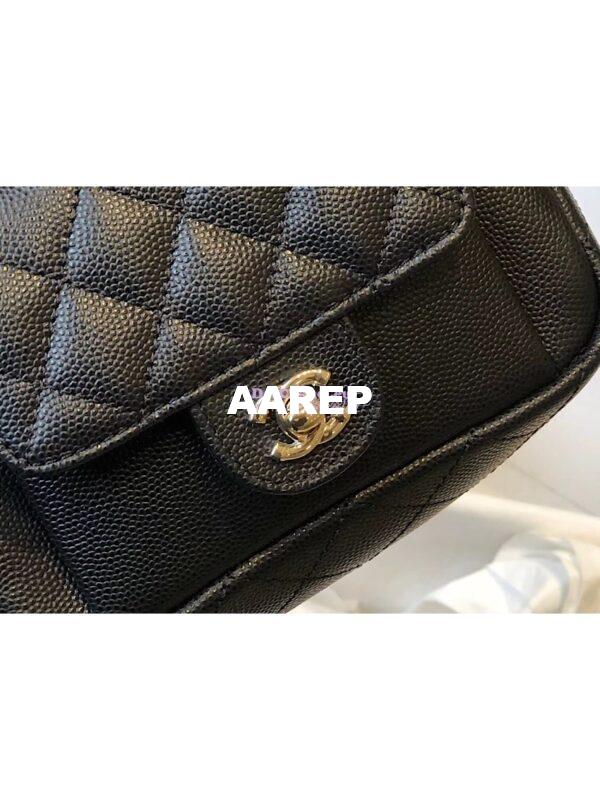 Replica Chanel CC Day Small Camera Case AS0005 Black 5