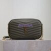Replica YSL Saint Laurent Le 37 in Shiny Leather 7428282 Deep Musk