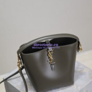 Replica YSL Saint Laurent Small Le 37 in Shiny Leather 7490362 Deep Musk 2