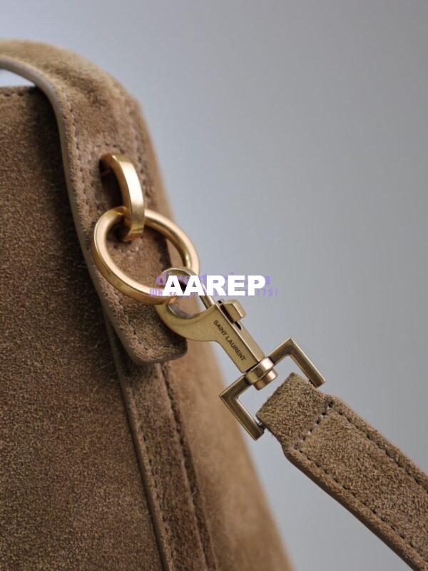 Replica YSL Saint Laurent Small Le 37 in Suede Leather 7490362 Golden Leaf 10