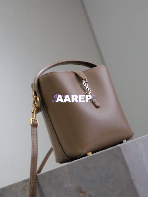Replica YSL Saint Laurent Small Le 37 in Shiny Leather 7490362 Fox 4