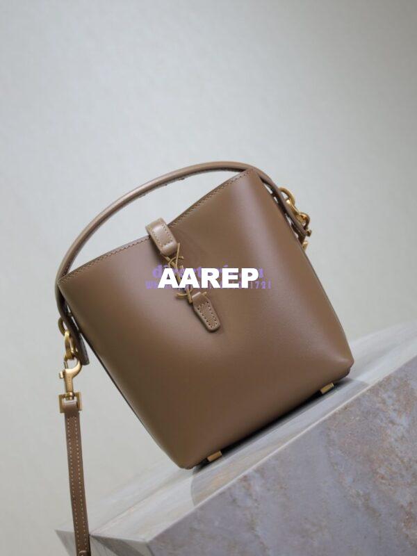 Replica YSL Saint Laurent Small Le 37 in Shiny Leather 7490362 Fox 5