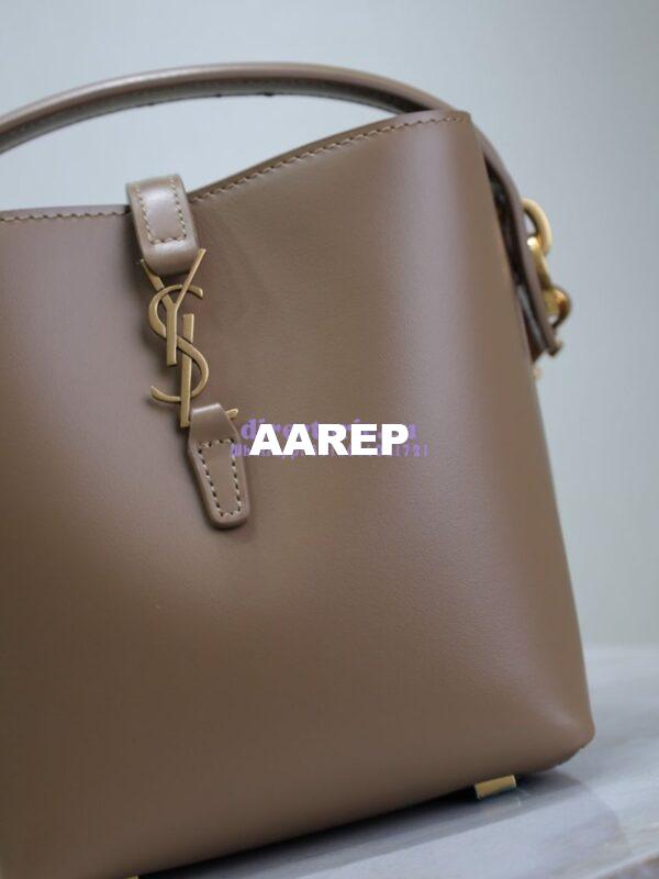 Replica YSL Saint Laurent Small Le 37 in Shiny Leather 7490362 Fox 6
