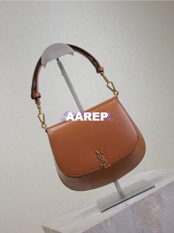 Replica YSL Saint Laurent Voltaire Top Handle In Vegetable-tanned Leather 8008460 3