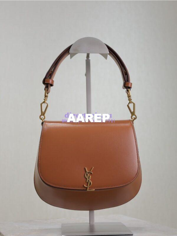 Replica YSL Saint Laurent Voltaire Top Handle In Vegetable-tanned Leather 8008460 5