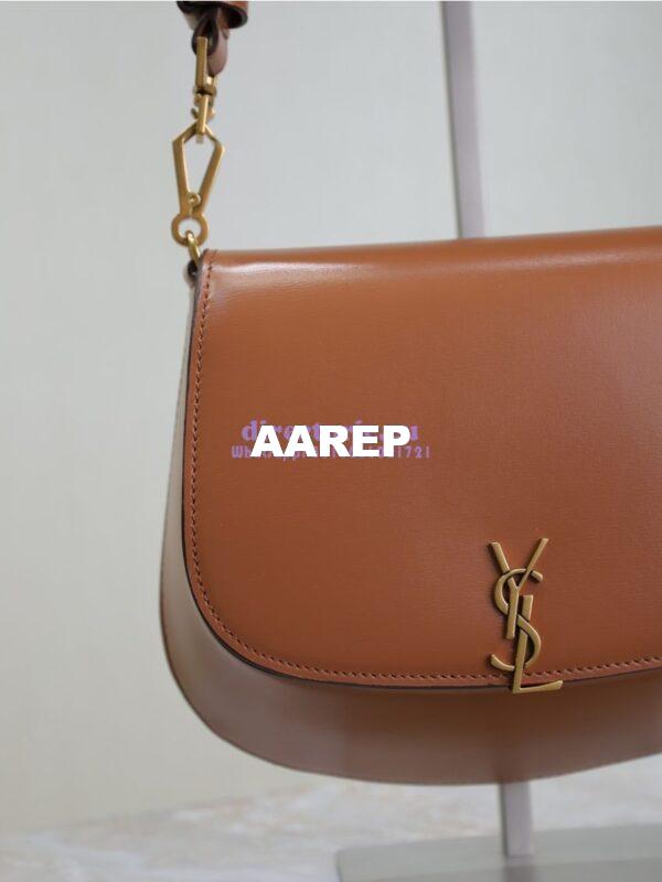 Replica YSL Saint Laurent Voltaire Top Handle In Vegetable-tanned Leather 8008460 7