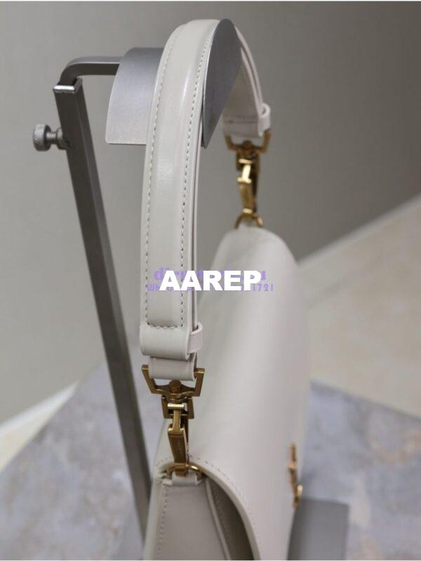 Replica YSL Saint Laurent Voltaire Top Handle In Box Leather 8008460 Blanc 13