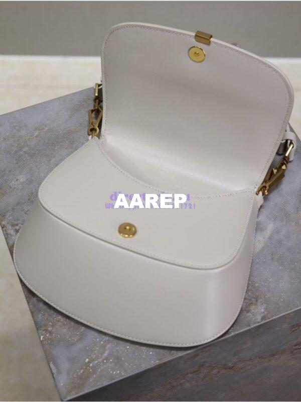 Replica YSL Saint Laurent Voltaire Top Handle In Box Leather 8008460 Blanc 15