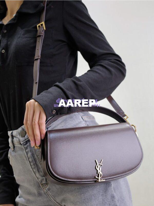 Replica YSL Saint Laurent Voltaire In Box 7876710 Raisin 4