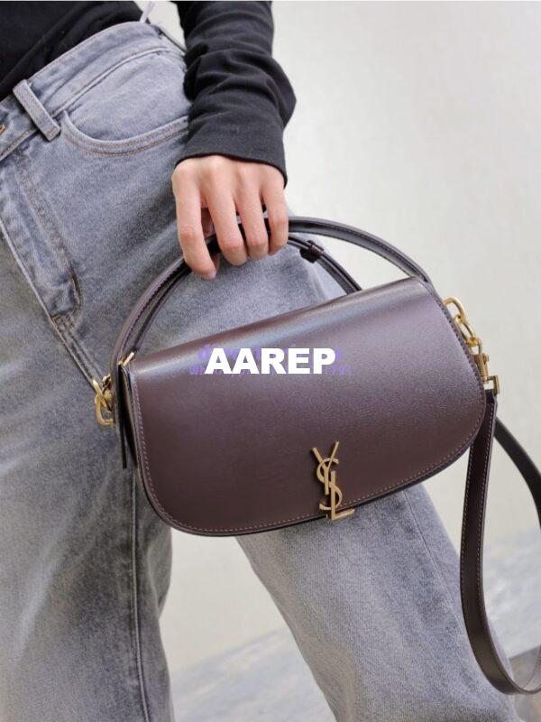 Replica YSL Saint Laurent Voltaire In Box 7876710 Raisin 22