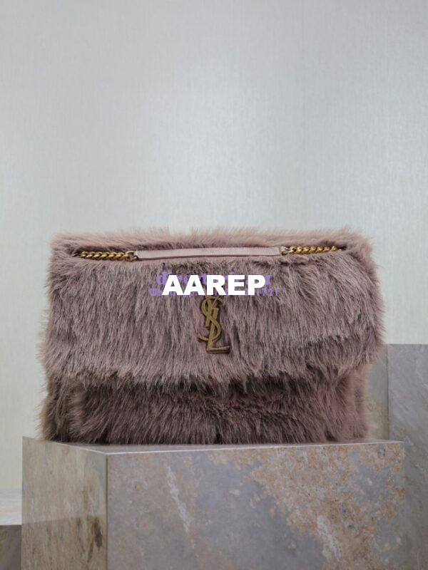 Replica YSL Saint Laurent Niki Oversized in Feathers and Satin Yam 801627 4