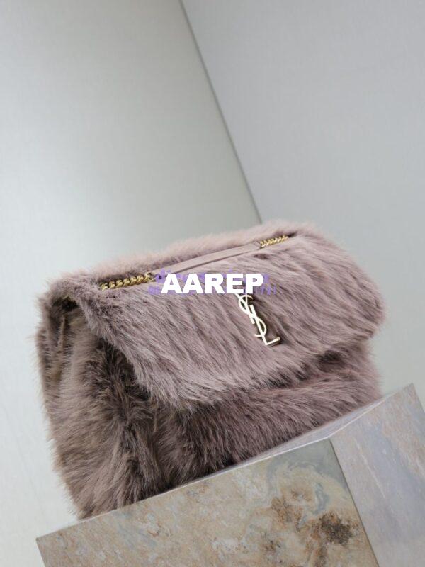 Replica YSL Saint Laurent Niki Oversized in Feathers and Satin Yam 801627 7