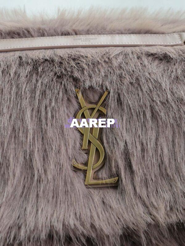 Replica YSL Saint Laurent Niki Oversized in Feathers and Satin Yam 801627 13