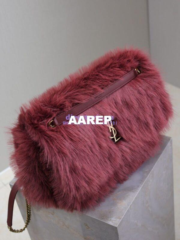 Replica YSL Saint Laurent Niki Large Feathers Purple 803892 3