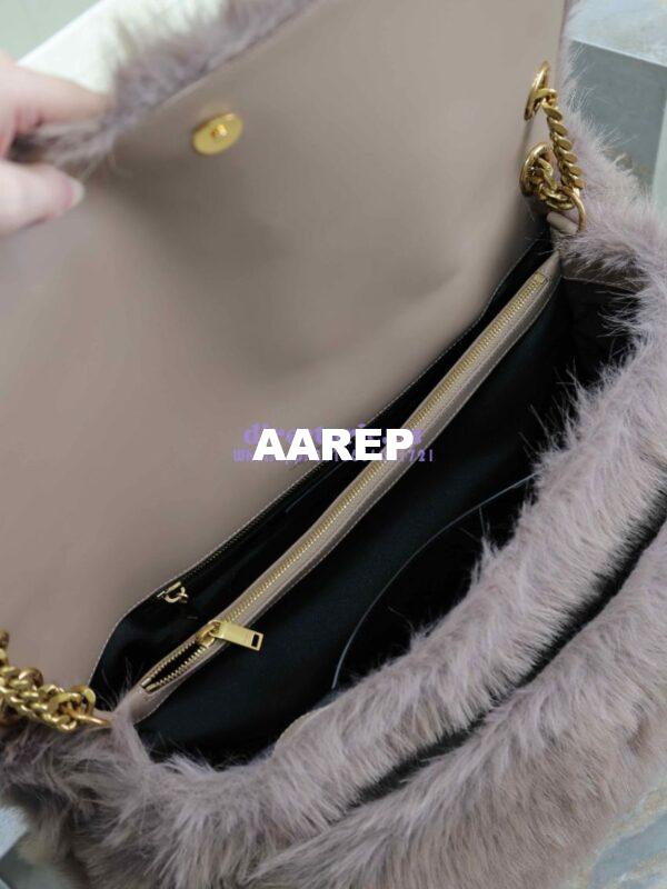 Replica YSL Saint Laurent Niki Oversized in Feathers and Satin Yam 801627 19
