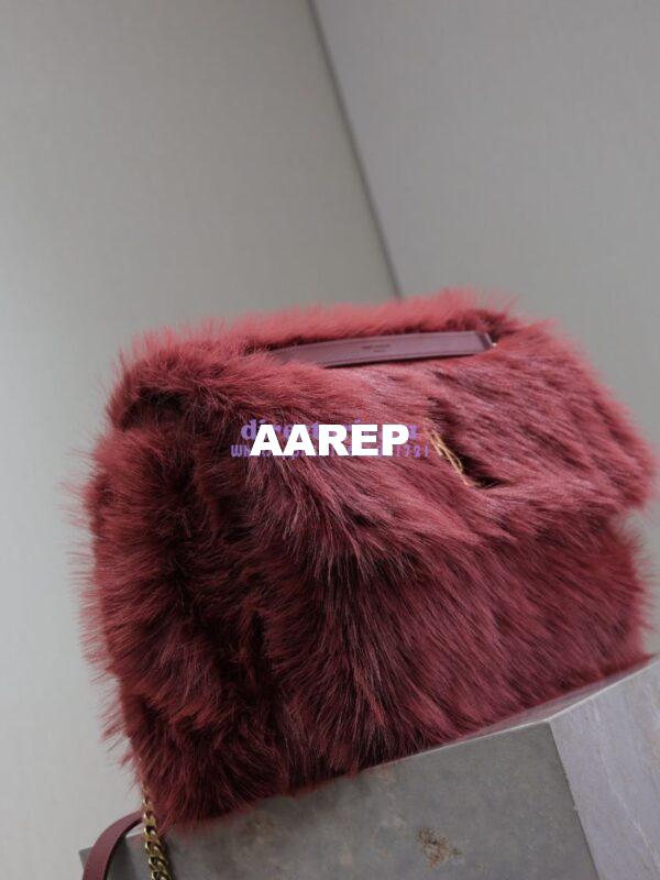 Replica YSL Saint Laurent Niki Large Feathers Purple 803892 10