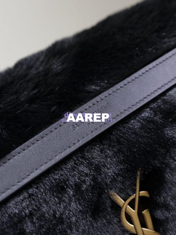 Replica YSL Saint Laurent Niki Large Feathers Black 803892 10