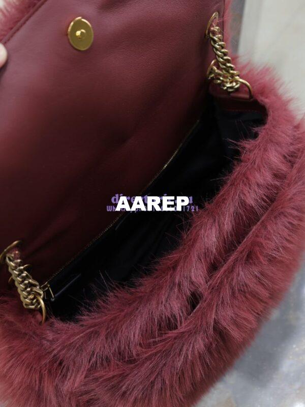 Replica YSL Saint Laurent Niki Large Feathers Purple 803892 20