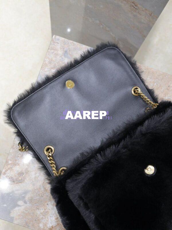 Replica YSL Saint Laurent Niki Large Feathers Black 803892 12