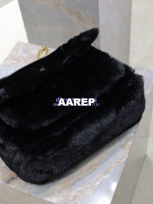 Replica YSL Saint Laurent Niki Large Feathers Black 803892 17