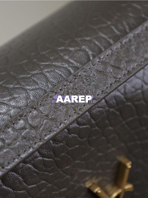 Replica Saint Laurent YSL Large Niki Bags in Grained Lambskin, Bronze-Toned Hardware 803777 Light Musk 12