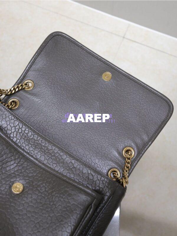 Replica Saint Laurent YSL Large Niki Bags in Grained Lambskin, Bronze-Toned Hardware 803777 Light Musk 13