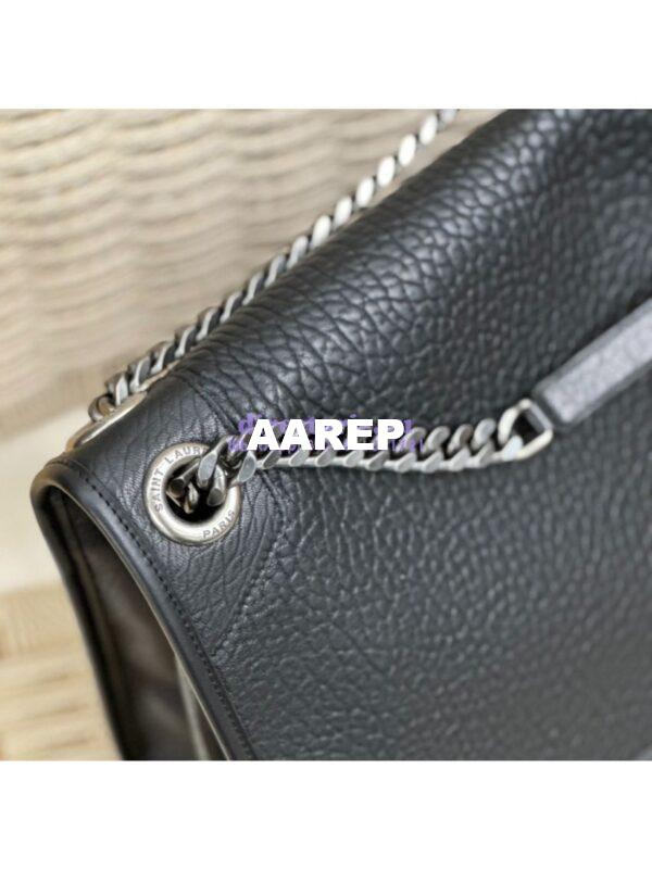 Replica Saint Laurent YSL Oversized Niki Bags in Grained Lambskin, Bronze-Toned Hardware 755857 Black 8