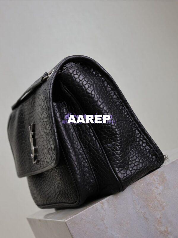 Replica Saint Laurent YSL Large Niki Bags in Grained Lambskin, Bronze-Toned Hardware 803777 Black 7