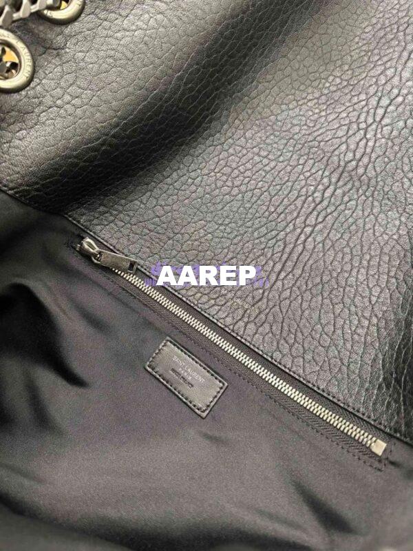 Replica Saint Laurent YSL Oversized Niki Bags in Grained Lambskin, Bronze-Toned Hardware 755857 Black 18