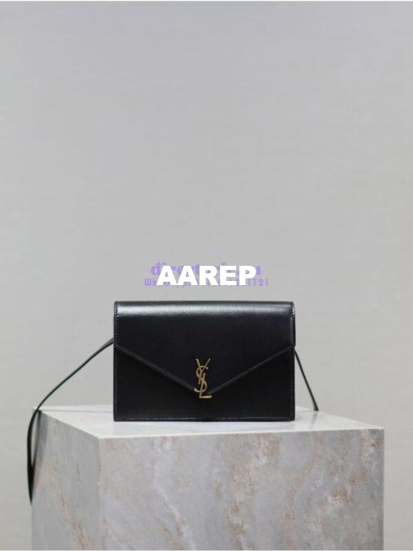 Replica YSL Saint Laurent Mini Envelope In Box 785281 Black