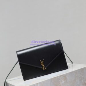 Replica YSL Saint Laurent Mini Envelope In Box 785281 Black 2