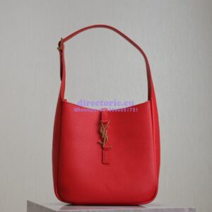 Replica YSL Saint Laurent Le 5 À 7 Supple Small In Grained Leather 713938 Red