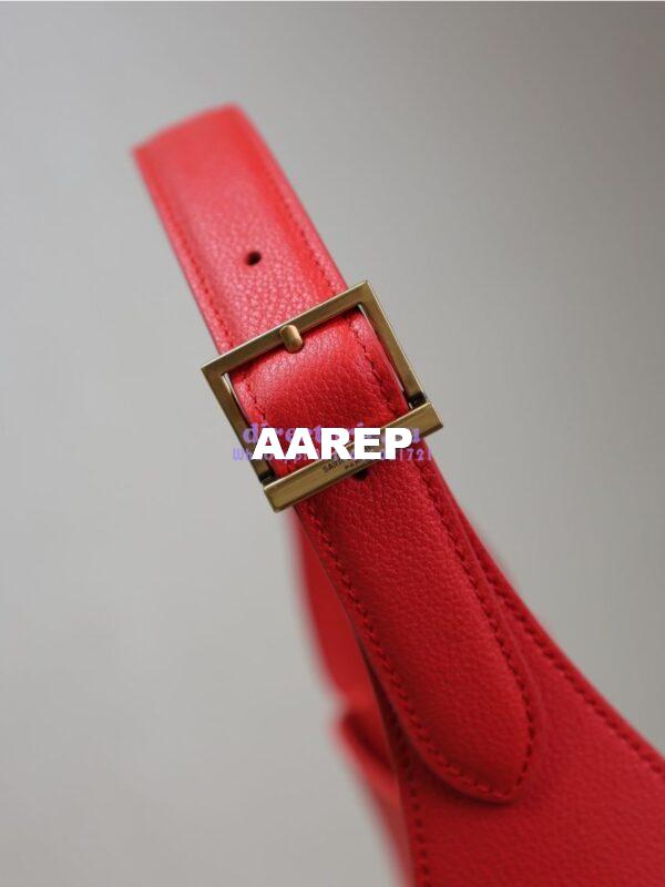 Replica YSL Saint Laurent Le 5 À 7 Supple Small In Grained Leather 713938 Red 11